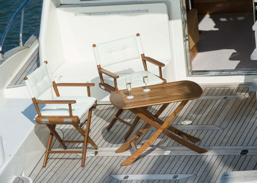 Sammenleggbart teakbord ILE DE FRANCE rektangulært - ARC bakside
