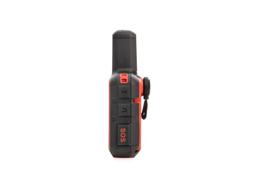 Satellittkommunikasjon inReach Mini 2 oransje GPS nødmelding montert