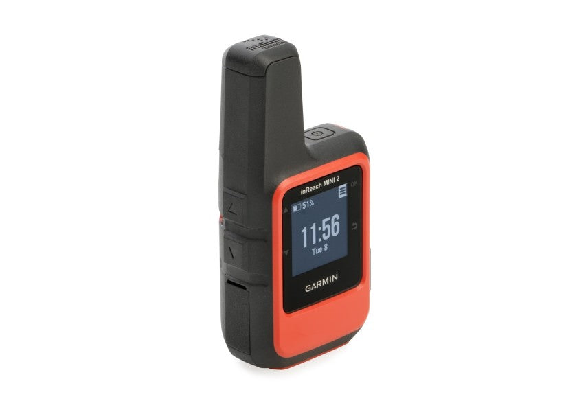 Satellittkommunikasjon inReach Mini 2 oransje GPS nødmelding side