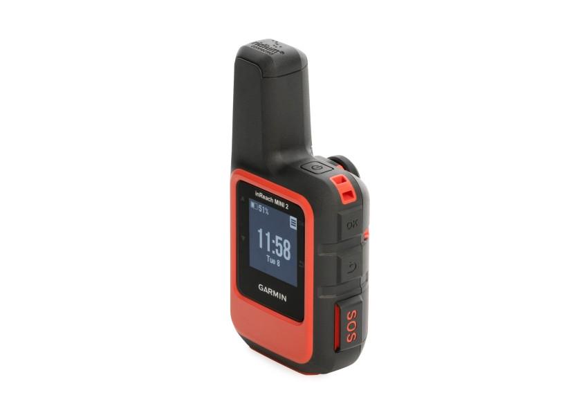 Satellittkommunikasjon inReach Mini 2 oransje GPS nødmelding knapper