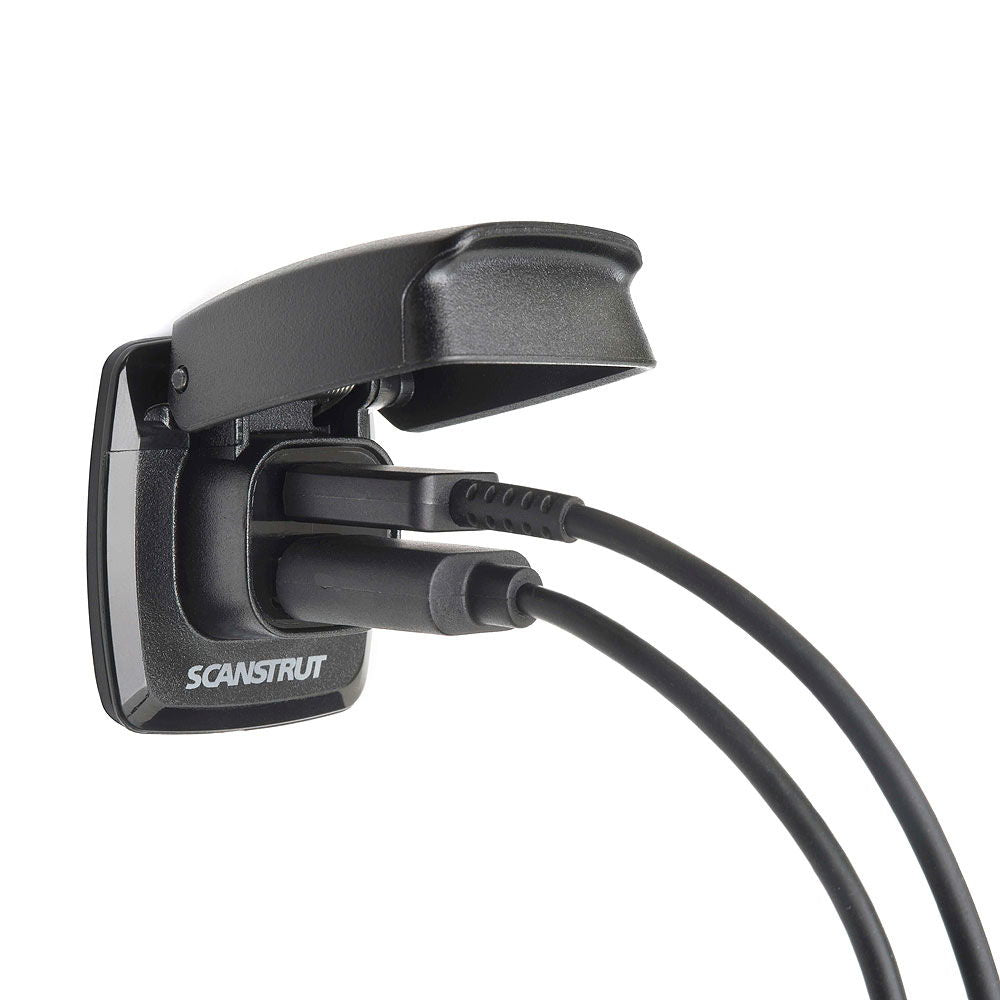 Scanstrut Flip Pro dual USB-kontakt type A og C 36W bakside