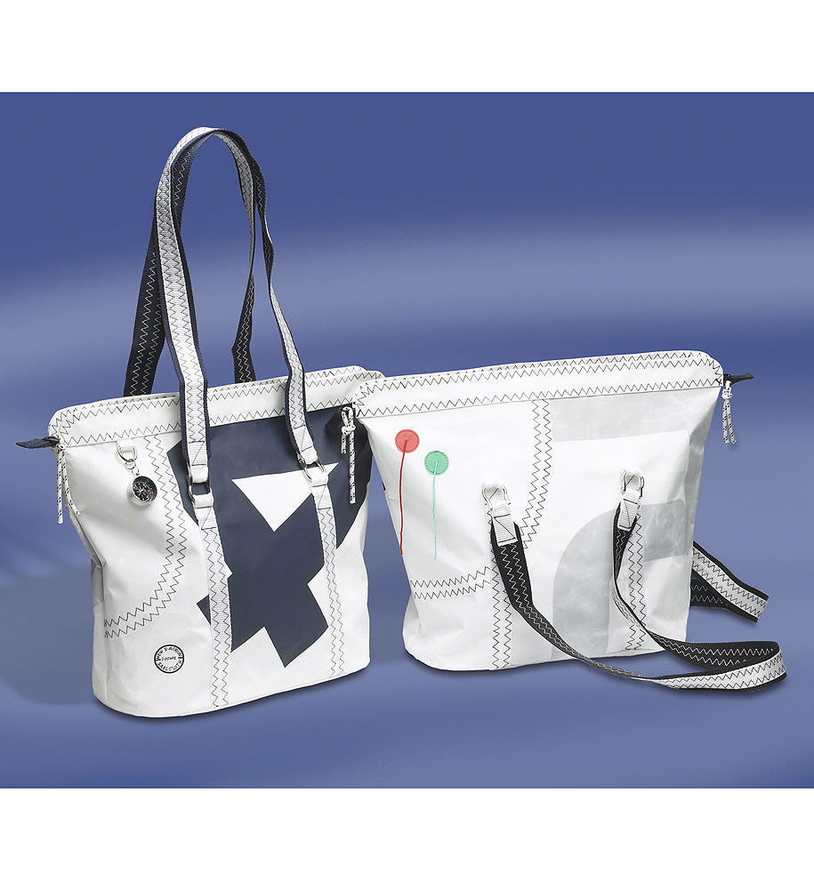Sea Queen handleveske liten seilduk 49x17x38 cm forfra