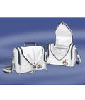 Sea Toy kosmetikkveske i seilduk 33 x 16 x 27 cm Navyline forfra