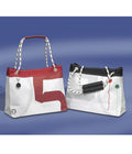 Sea Wave handleveske med tauhåndtak seilduk 42x17x36 cm forfra