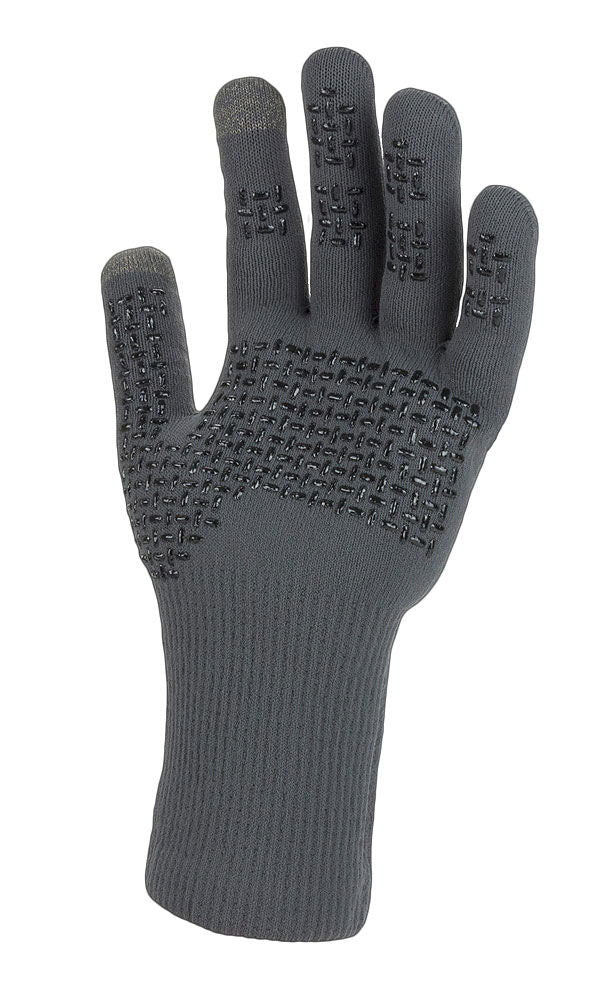 Seal Skinz Ultra Grip berøringsskjerm-hanske detalj av grippernopper
