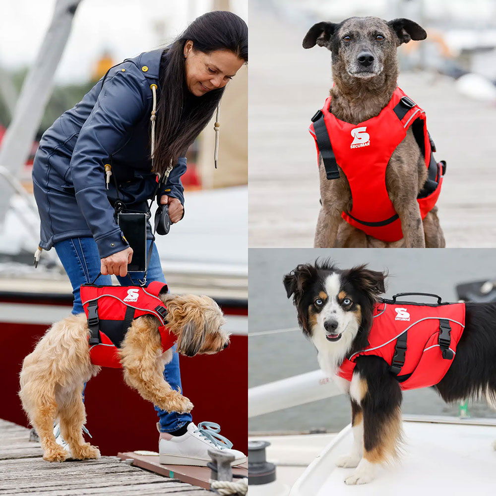 Secudogs hundevest 34-49 cm bryst med refleks bakside