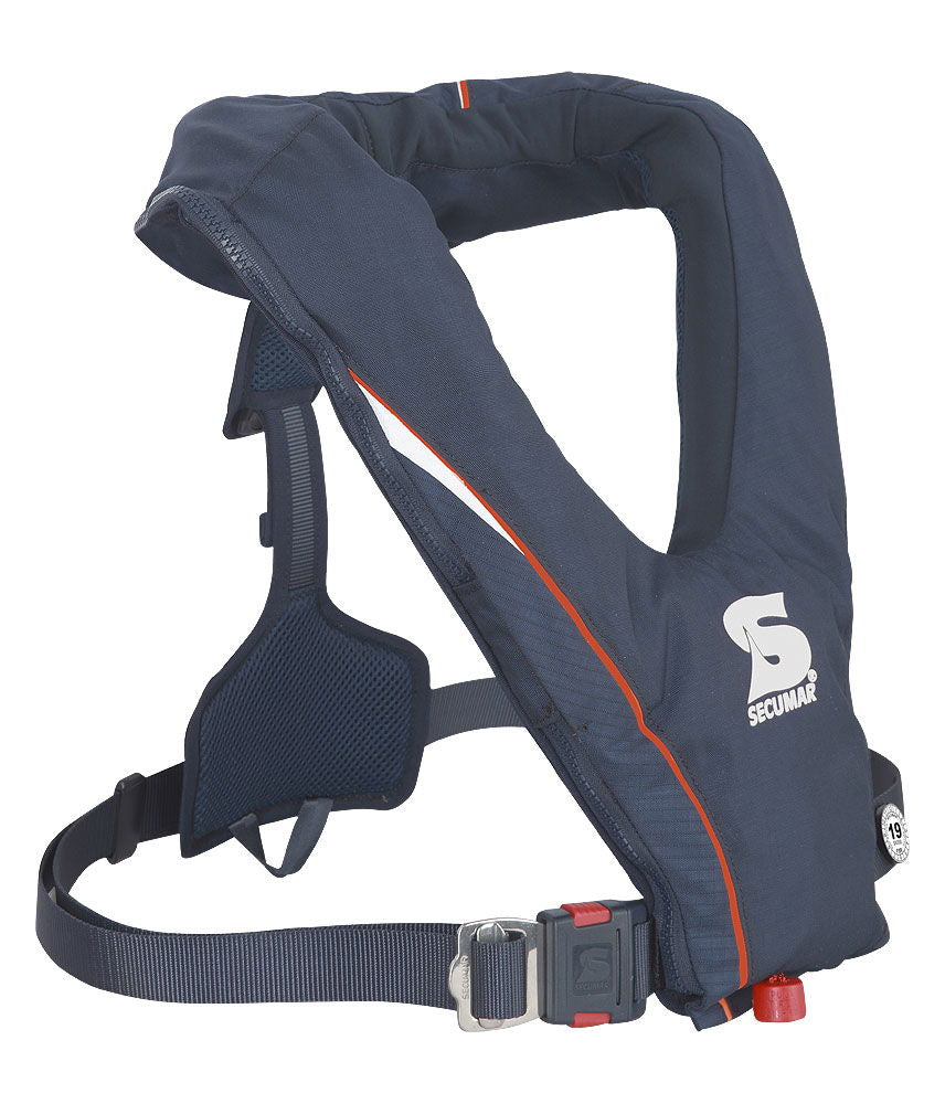 Secufit 150 N oppblåsbar redningsvest for padling foran