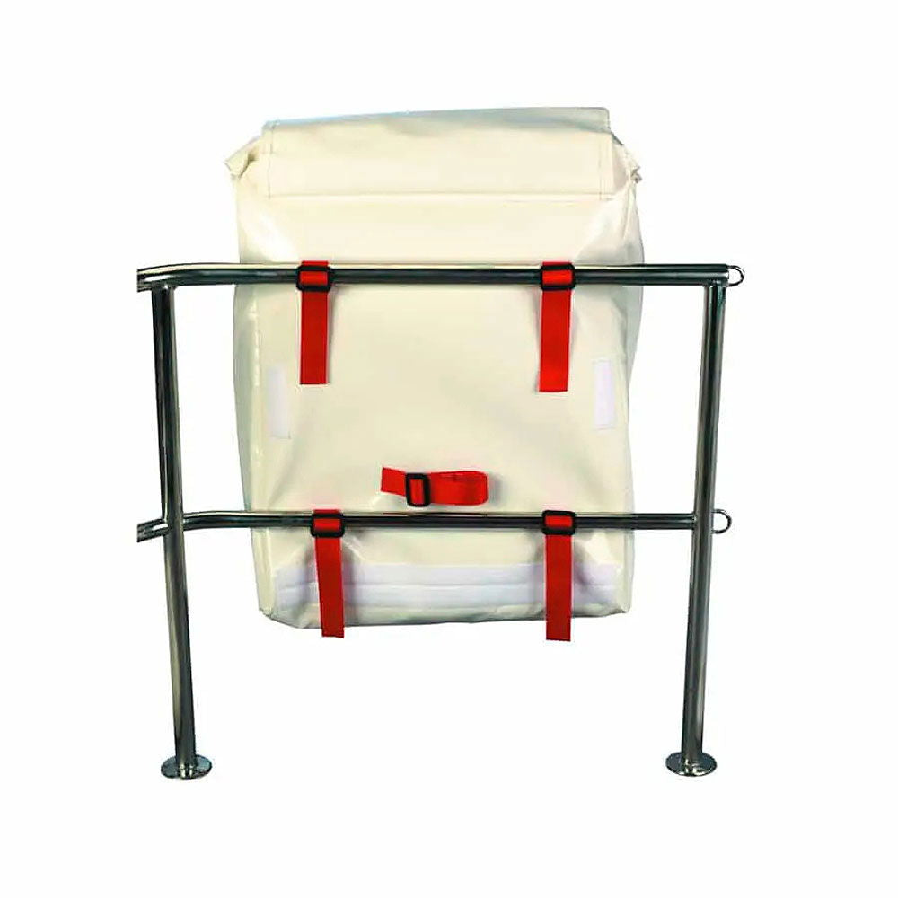 Detalj av Secumar 17 MOB-pakke flytevest med line