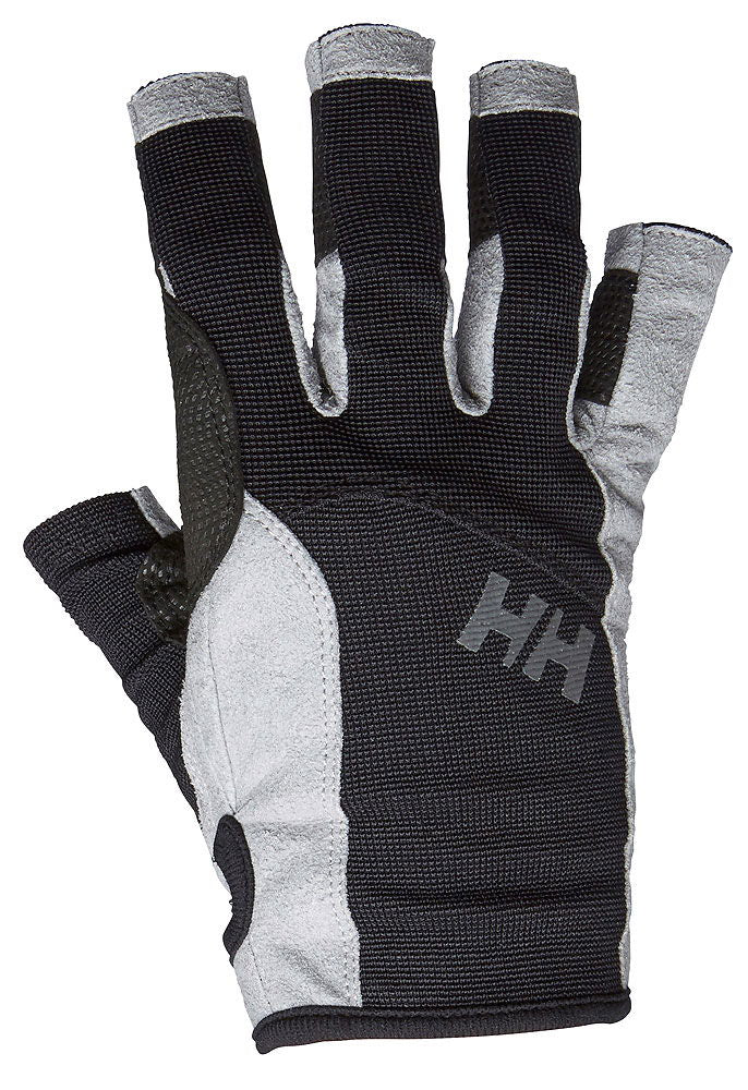 Seilerhansker fingerløse amara-lær forfra Helly Hansen