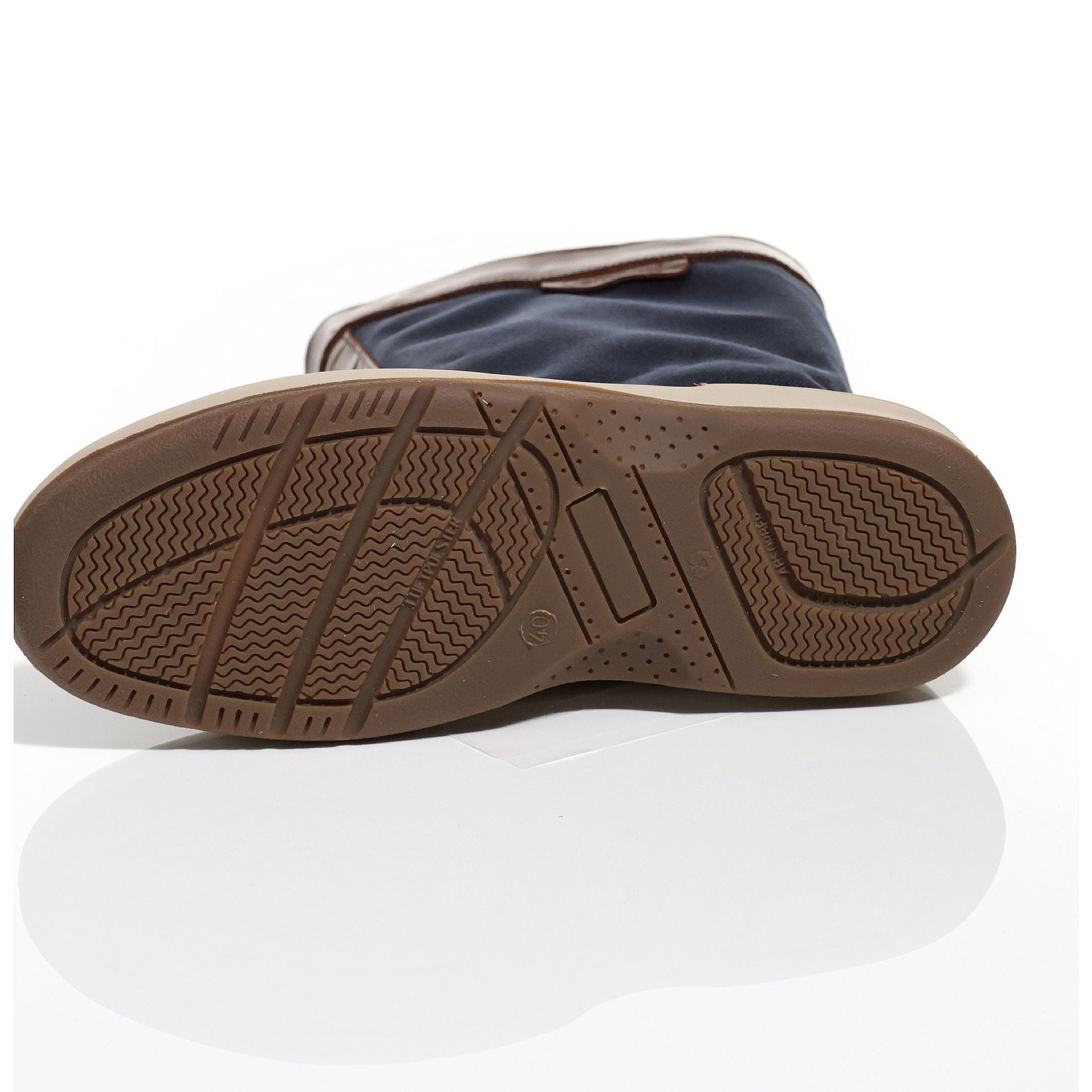 Seilerstøvel Compatex navy brun Compass profil