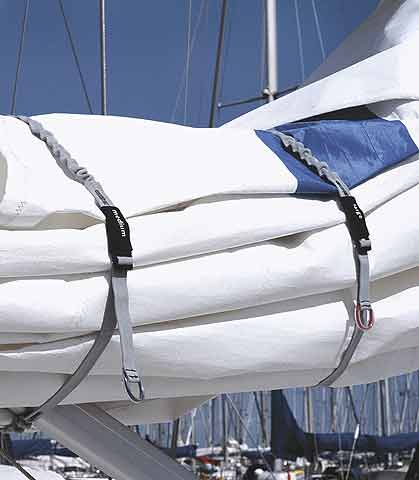 Seilstropper 3-er sett med hurtiglås S/M/L - Blue Performance forfra