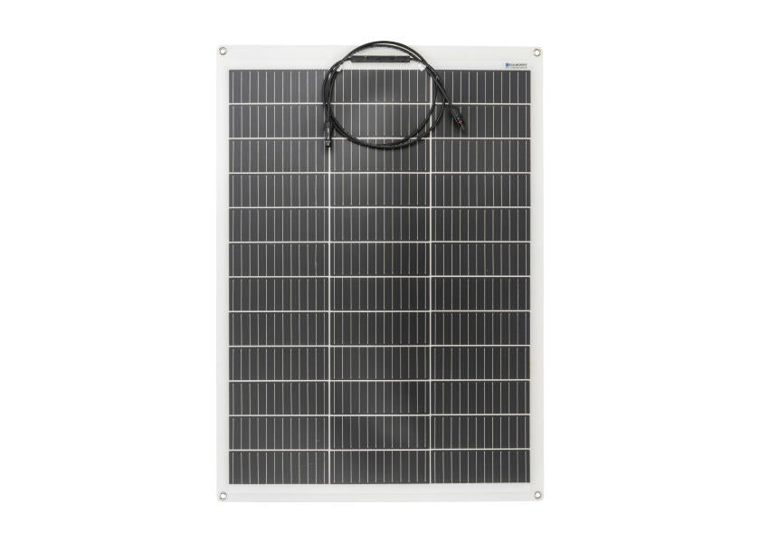Semifleksibelt solcellepanel 130 W 960 x 690 mm MC-4 tilkobling forfra