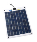 Semifleksibelt solcellepanel 20 W krystallinsk forfra