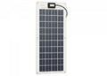 Semifleksibelt solcellepanel 22 W 634 x 273 mm 12V - SUNWARE forfra