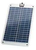Semifleksibelt solcellepanel 25 WP Compass forfra