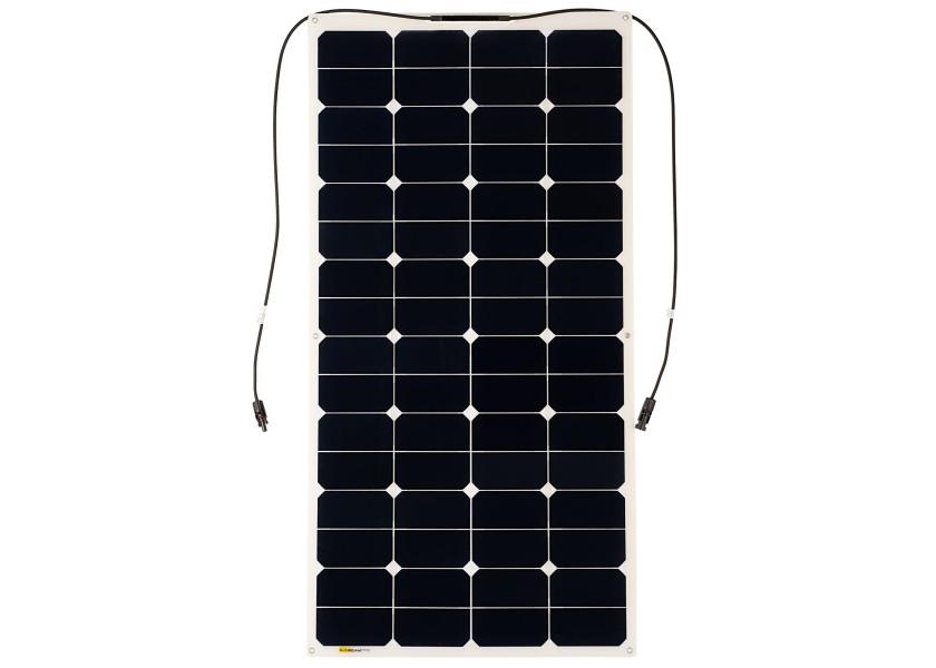 Detalj av Semifleksibelt solcellepanel NORDIC 104 W