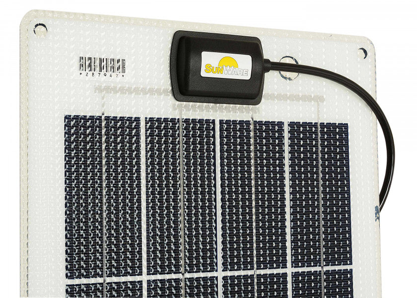 Semifleksibelt solcellepanel SW-20146 detaljnærbilde