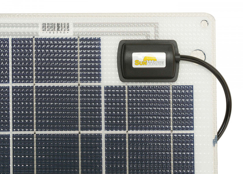 Semifleksibelt solcellepanel SW-20164 detalj