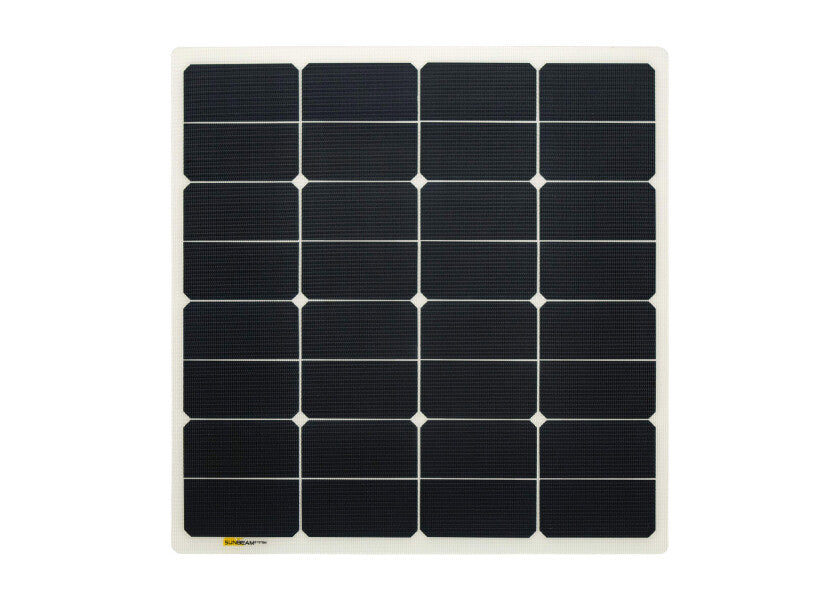 Semifleksibelt solcellepanel TOUGH+ 58 W flush forfra