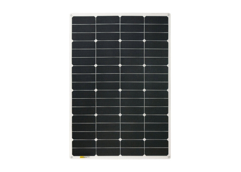 Semifleksibelt solcellepanel TOUGH 78 W flush fra forfra
