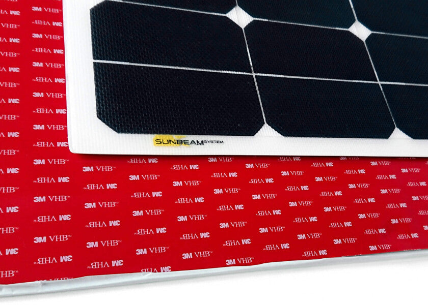 Semifleksibelt solcellepanel TOUGH+ 82 W flush helhetsbilde