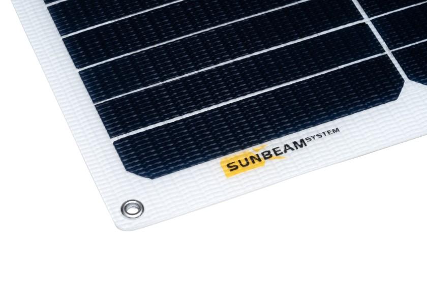 Semifleksibelt solcellepanel TOUGH FLUSH 21 W bakside