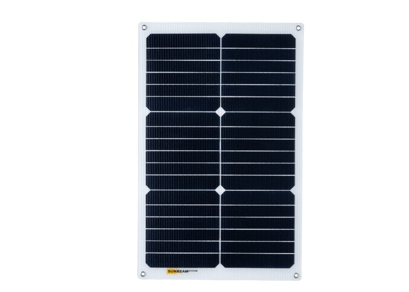 Semifleksibelt solcellepanel TOUGH FLUSH 21 W forfra