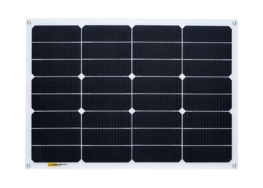 Semifleksibelt solcellepanel TOUGH FLUSH 37 W 535 x 378 x 3 mm forfra