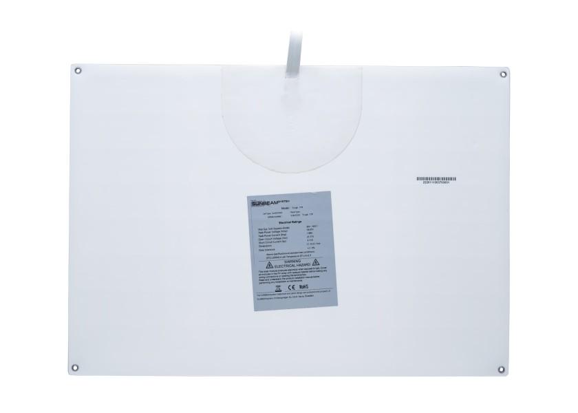 Semifleksibelt solcellepanel TOUGH FLUSH 37 W 535 x 378 x 3 mm nærbilde
