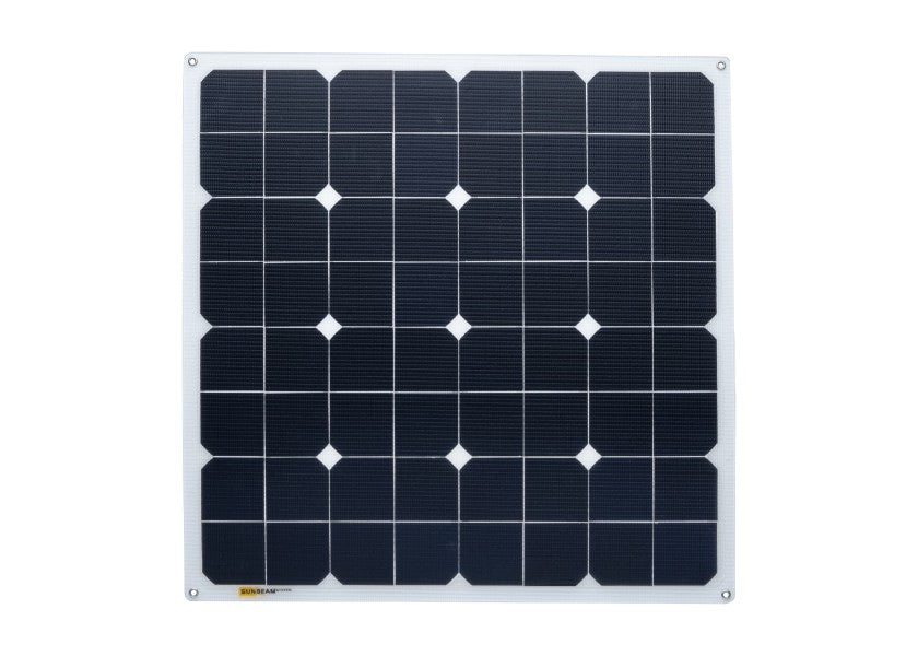 Semifleksibelt solcellepanel TOUGH FLUSH 55 W 540 x 540 x 3 mm forfra
