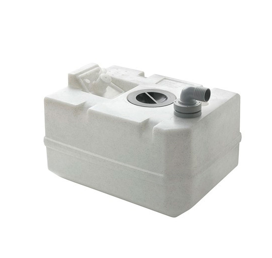 Septiktank 25 liter med tilkoblinger ISO 8099 - Vetus forfra
