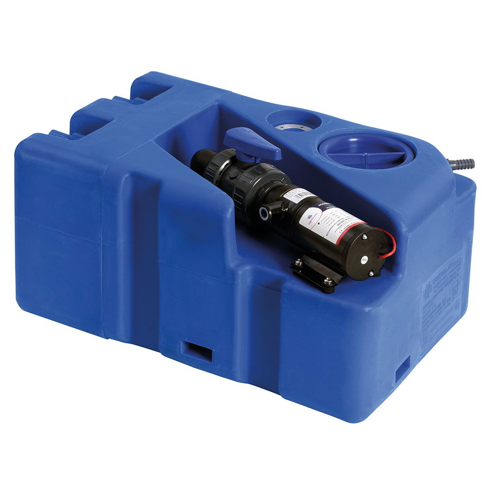 Septiktank 50 liter med kvern 12V front