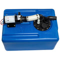 Septiktank-sett 53 liter med pumpe og tilkoblinger forfra