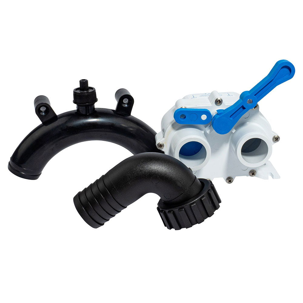 Montert Septiktank-sett 53 liter med pumpe og tilkoblinger ombord