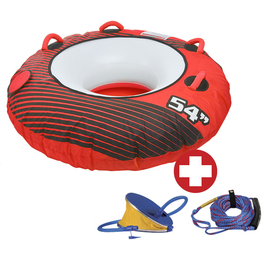 Sett Compass Tube 137 cm med pumpe og slepetau for én person