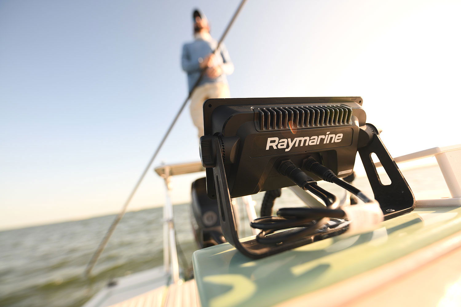 Raymarine Element 7s kartplotter 7" med Lighthouse Charts Northern Europe i bruk