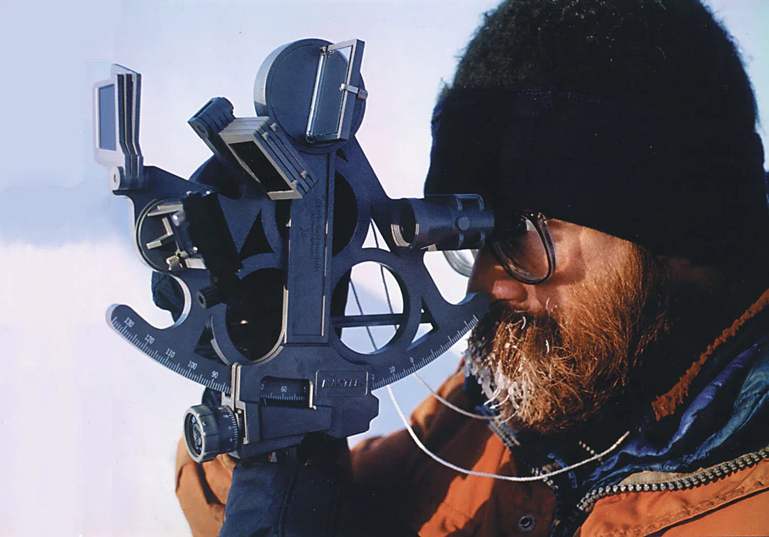 Sextant Mark 25 plast 178 mm skala 0,2 min nøyaktighet bakside