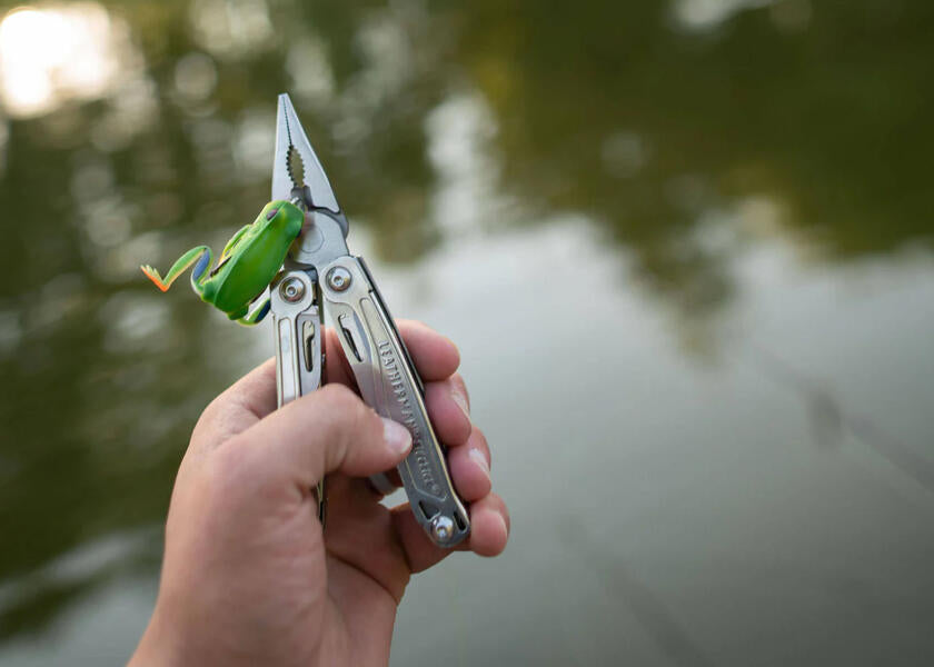 SIDEKICK multitool 420HC knivblad - Leatherman detalj av skrutrekker