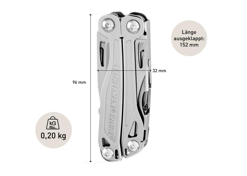 SIDEKICK multitool 420HC knivblad - Leatherman samlet lukket