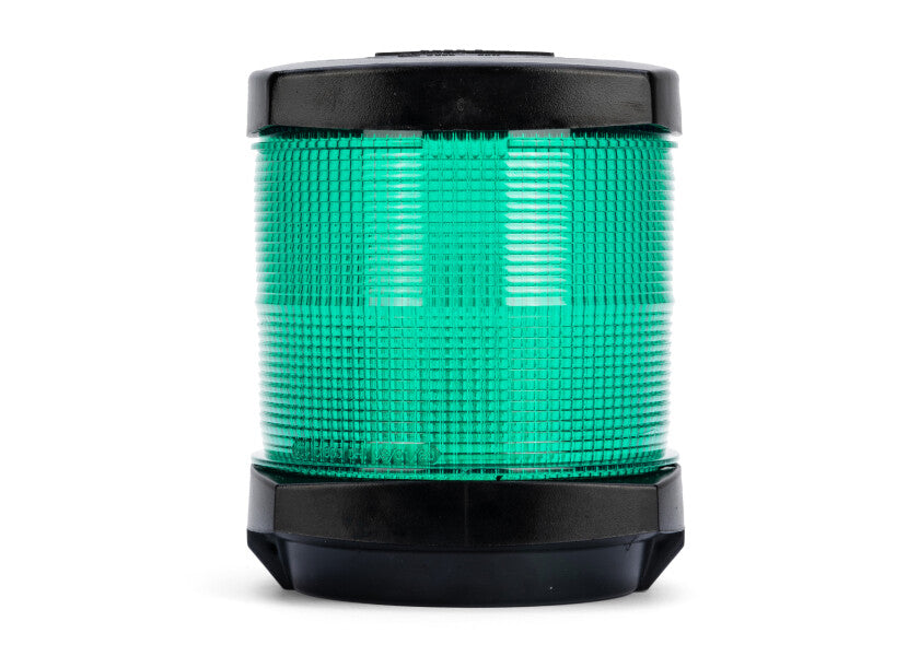 Signallanterne grønn serie 2984 halogen 12V svart forfra