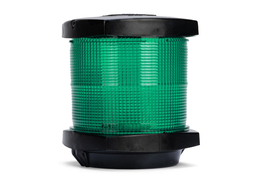 Signallanterne grønn serie 2984 halogen 12V svart bakside