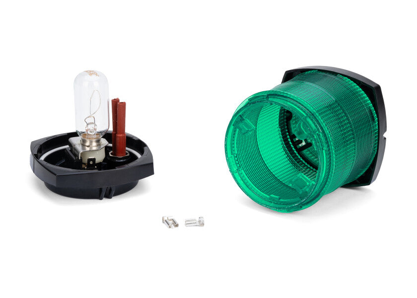 Signallanterne grønn serie 2984 halogen 12V svart lys