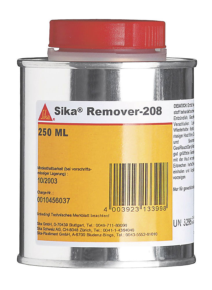 Sika Remover-208 rengjøringsmiddel 1000 ml forfra