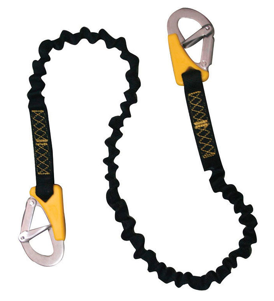 Sikkerhetsliner elastisk med 2 kroker ISO 12401 - Compass forfra