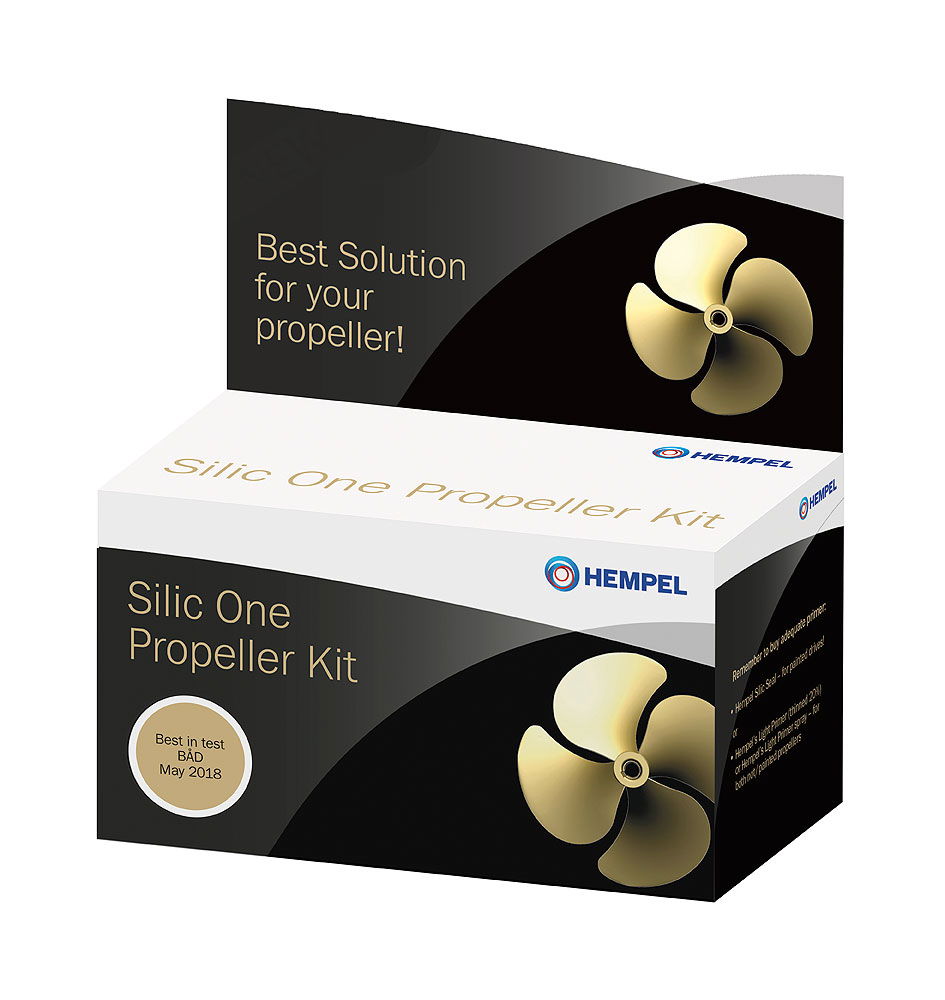 Detalj av Silic One Propeller Kit selvrensende bunnstoff - Hempel