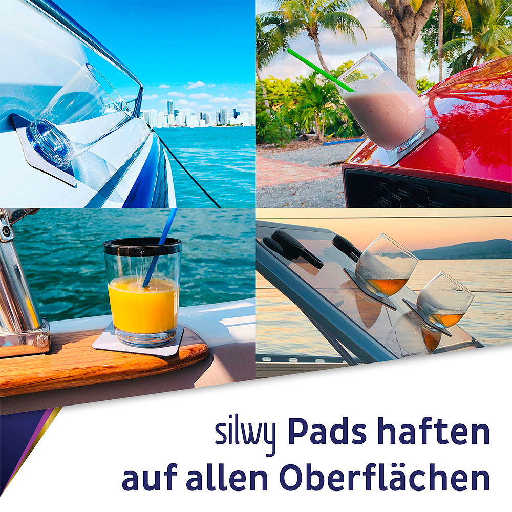 Silwy longdrinkglass med magnet 0,3 l 2-pack bakside