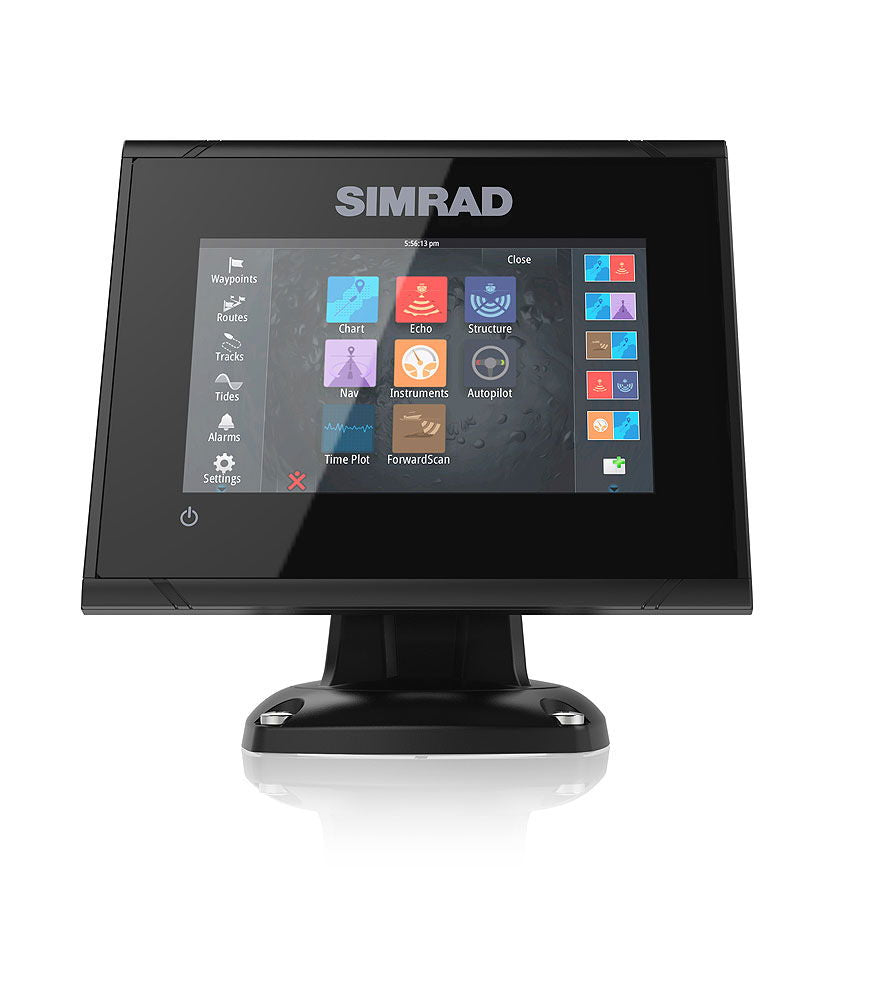 Simrad GO5 XSE kartplotter 5 tommer med GPS forfra