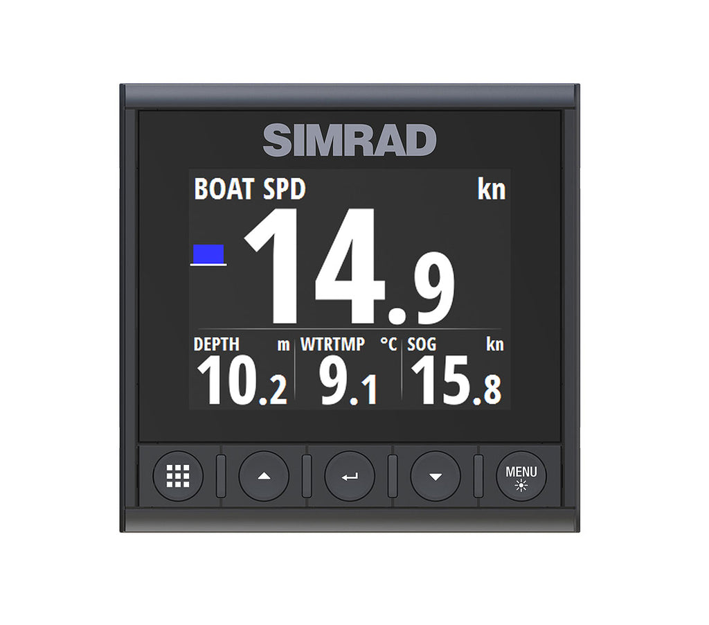 Detalj av Simrad IS42 multifunksjonsdisplay 4,1" fargeskjerm