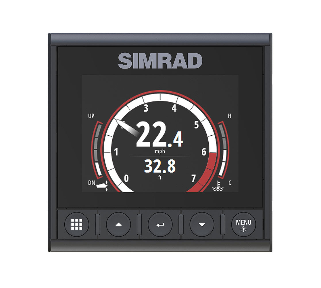 Simrad IS42 multifunksjonsdisplay 4,1" fargeskjerm montert på båt