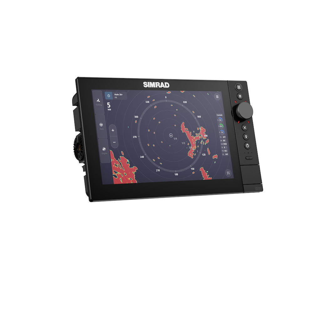 Detalj av knappene på Simrad NSS4 kartplotter 10" 8-kjerners prosessor